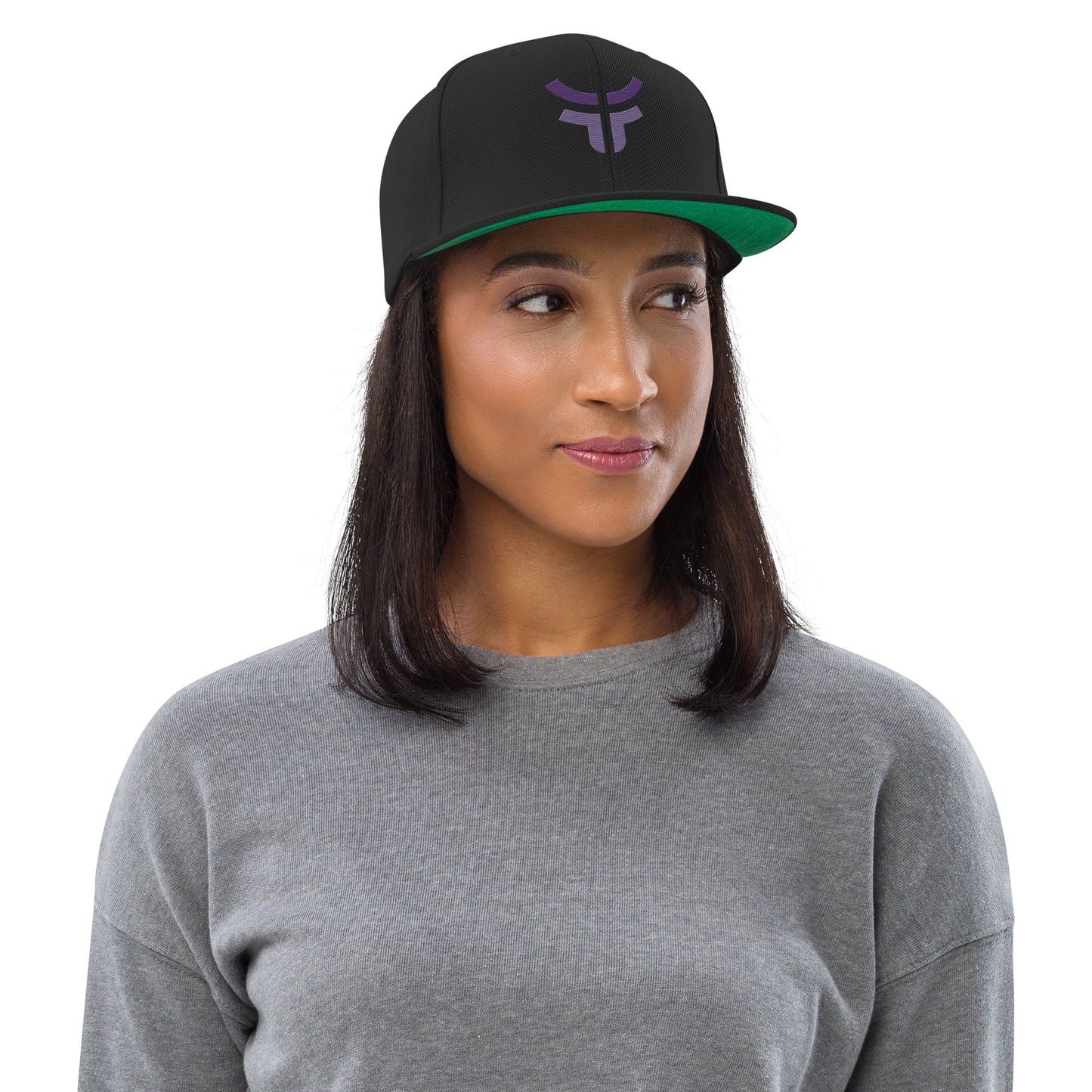 Fearless Logo Black Snapback Hat