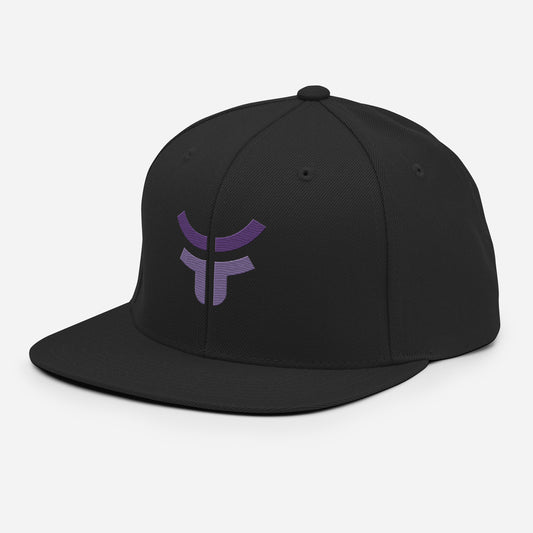 Fearless Logo Black Snapback Hat