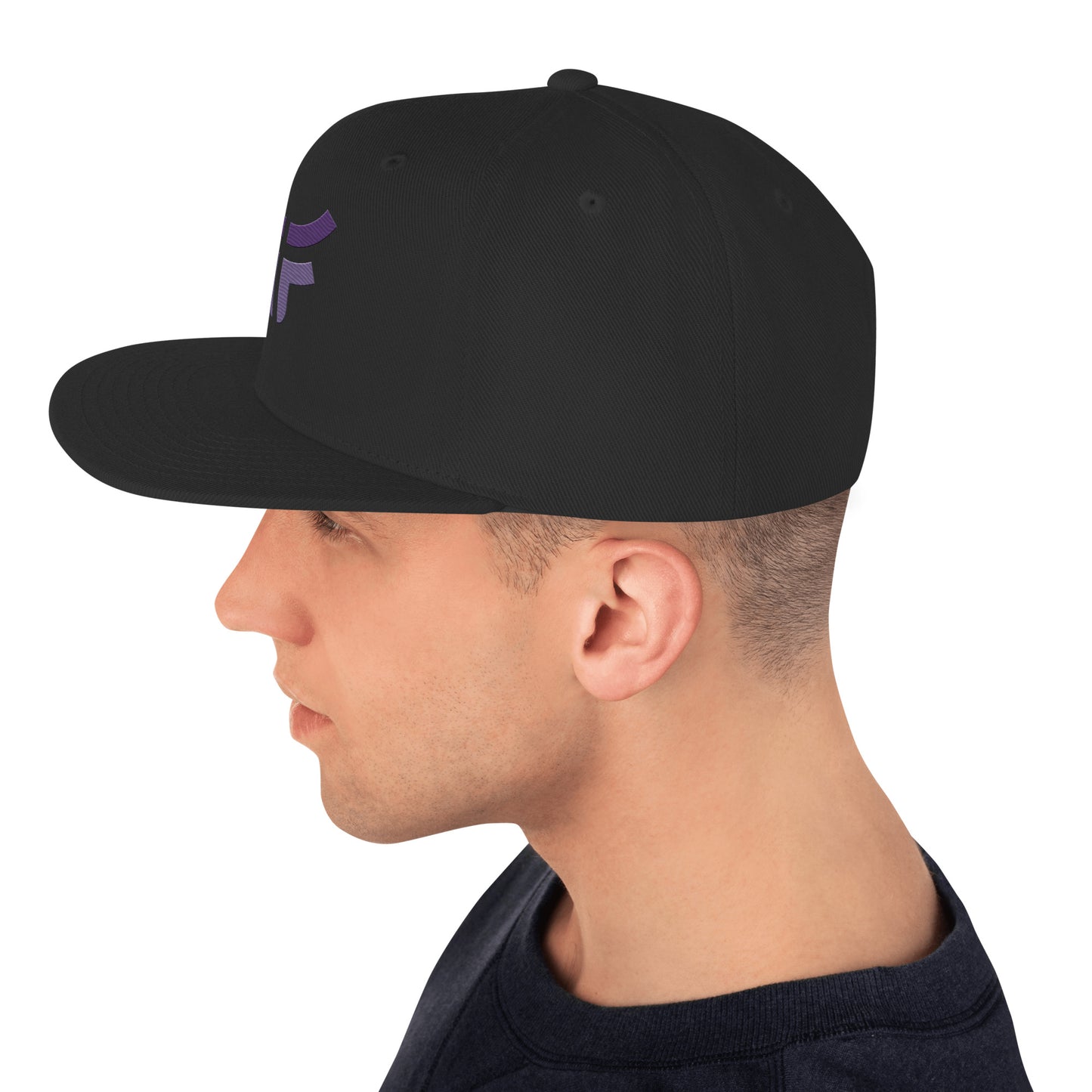 Fearless Logo Black Snapback Hat