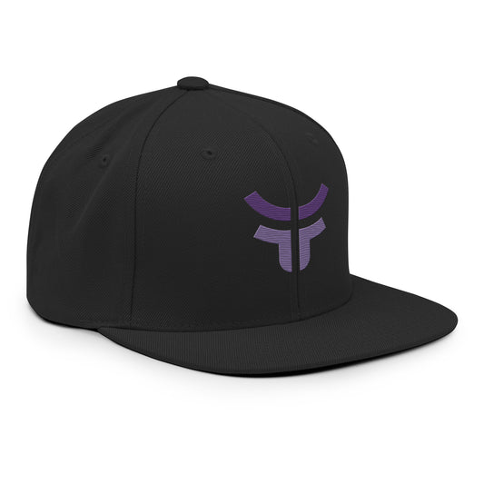 Fearless Logo Black Snapback Hat
