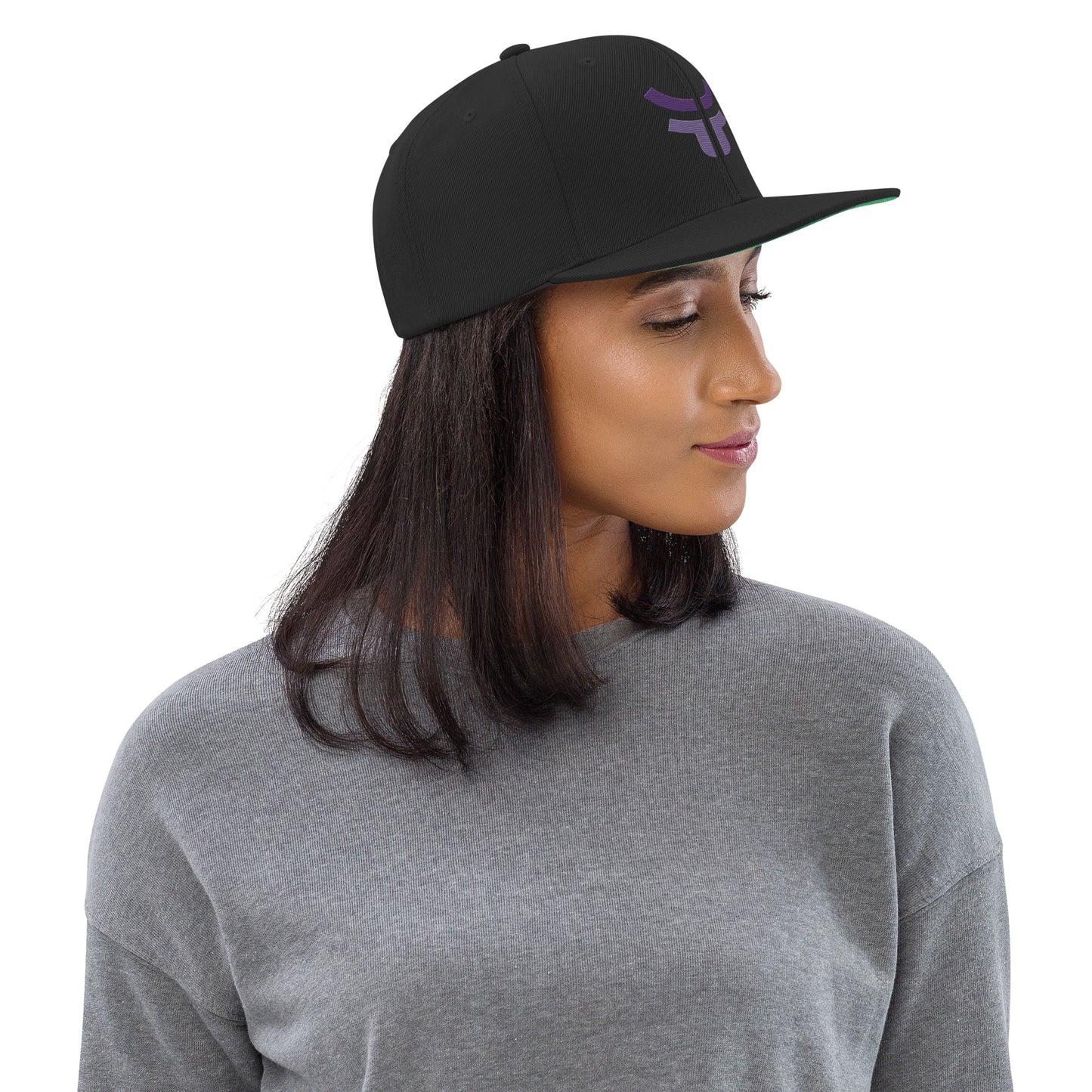 Fearless Logo Black Snapback Hat