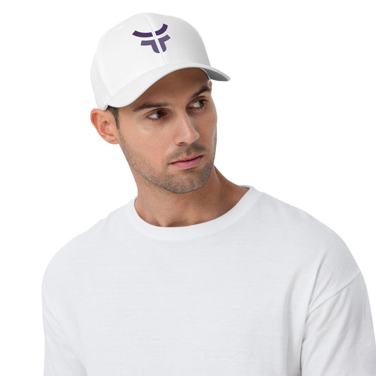 Fearless Logo - White Structured Twill Cap