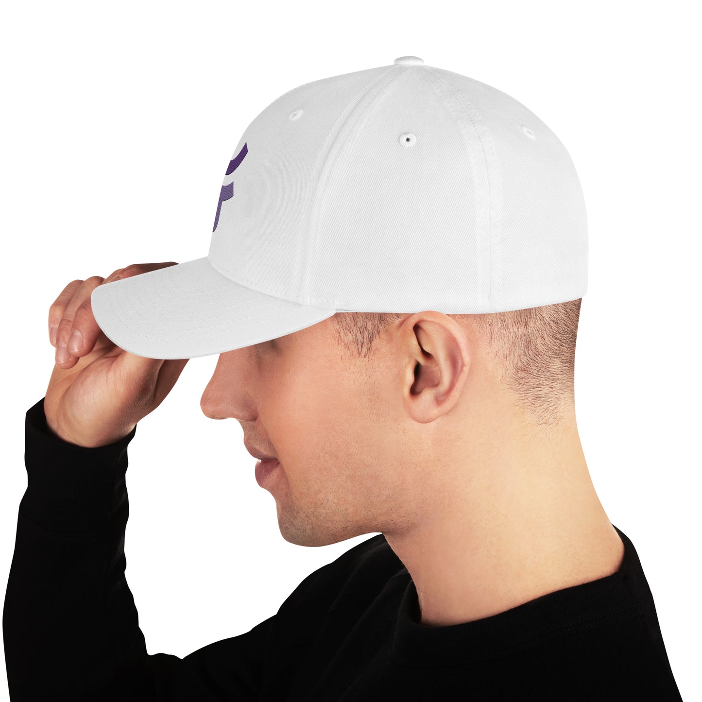 Fearless Logo - White Structured Twill Cap
