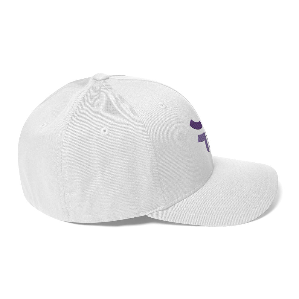 Fearless Logo - White Structured Twill Cap