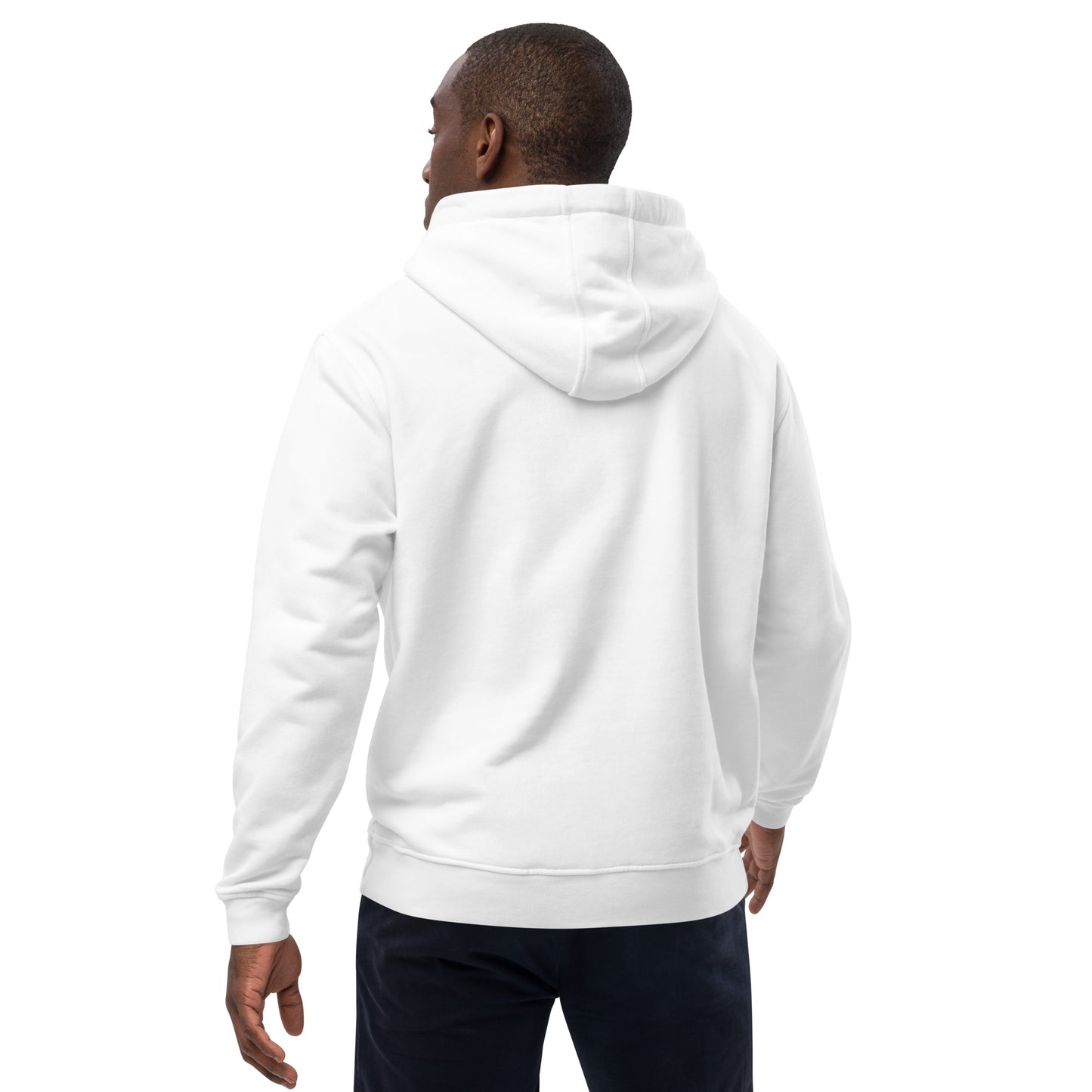 New 3.0 Logo and Fearless Logo - White Premium eco hoodie