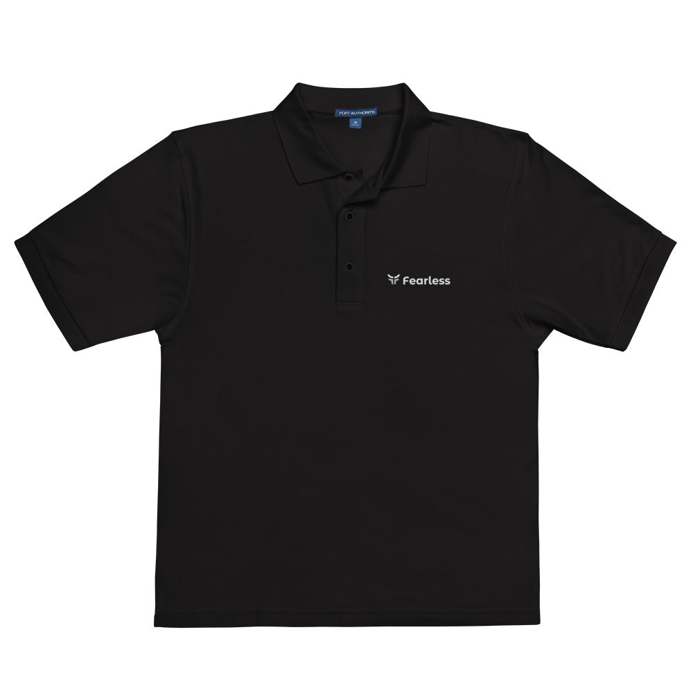 Fearless Men's Premium Polo Black Shirt