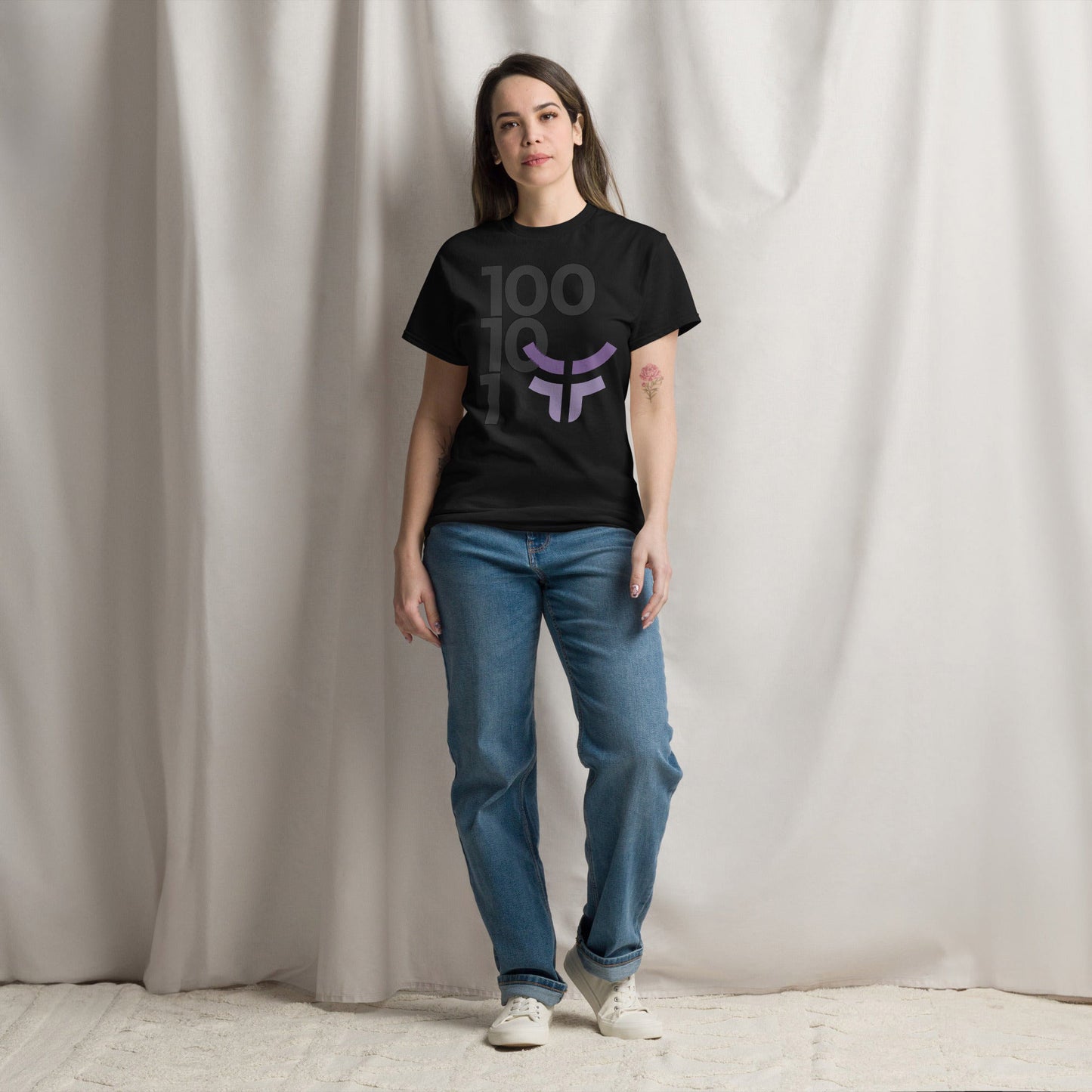 New 3.0 Logo with Fearless Logo -  Black Cotton Unisex Classic Tee
