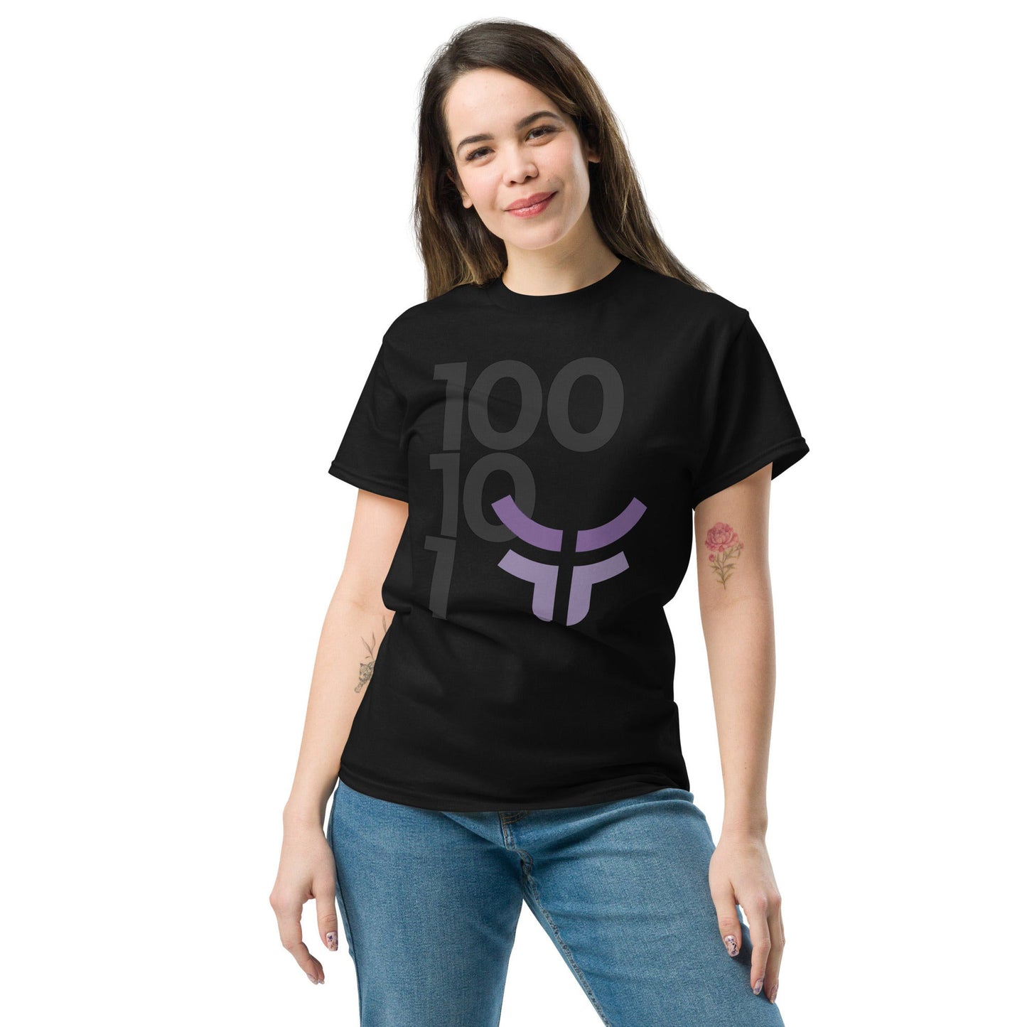 New 3.0 Logo with Fearless Logo -  Black Cotton Unisex Classic Tee