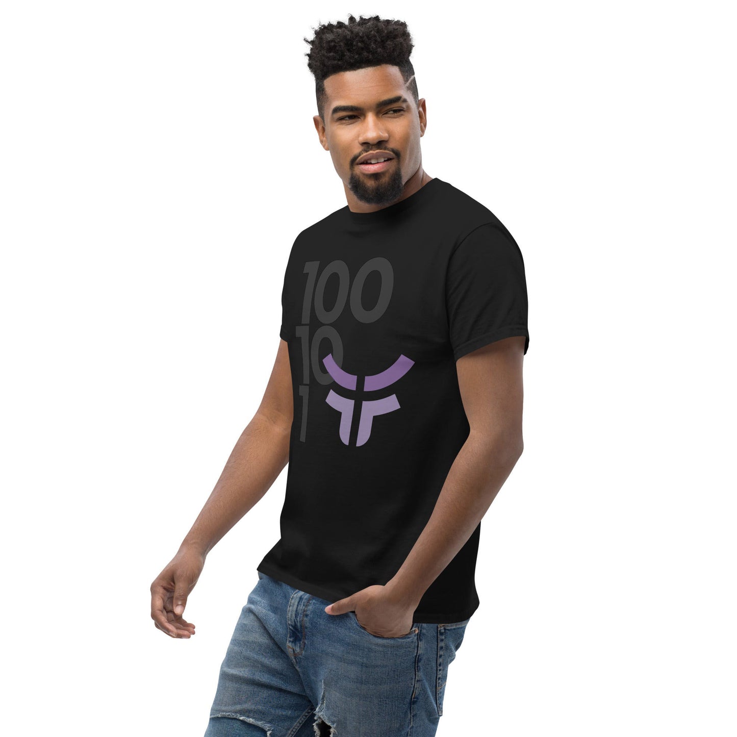 New 3.0 Logo with Fearless Logo -  Black Cotton Unisex Classic Tee