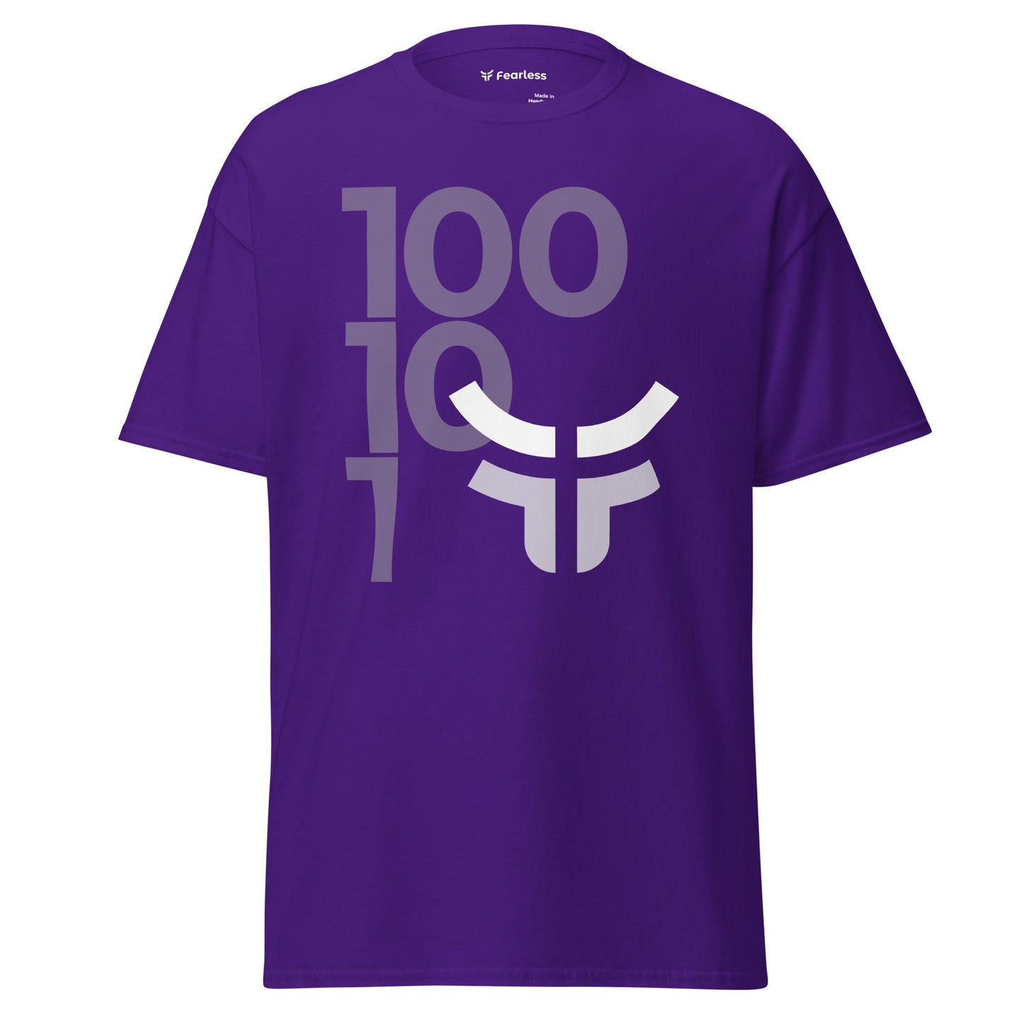 New 3.0 Logo with Fearless Logo - Unisex Cotton Purple Classic T