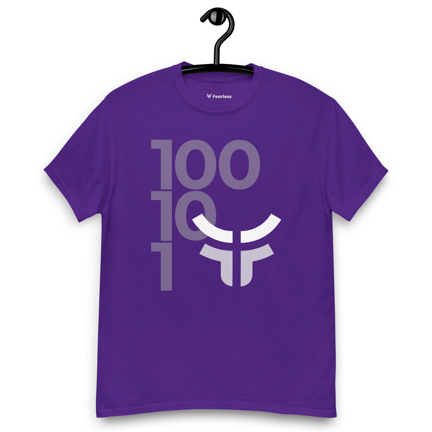 New 3.0 Logo with Fearless Logo - Unisex Cotton Purple Classic T