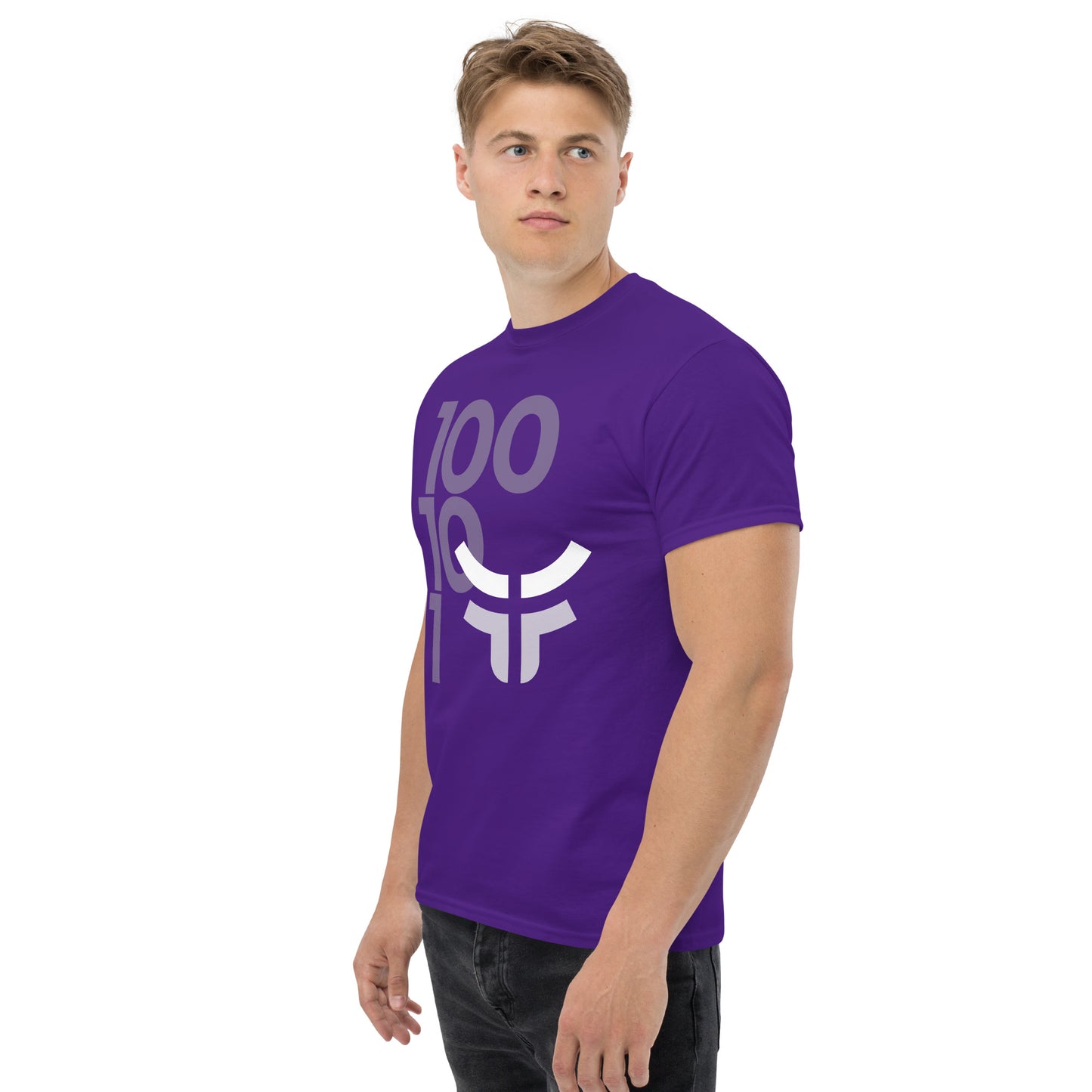 New 3.0 Logo with Fearless Logo - Unisex Cotton Purple Classic T