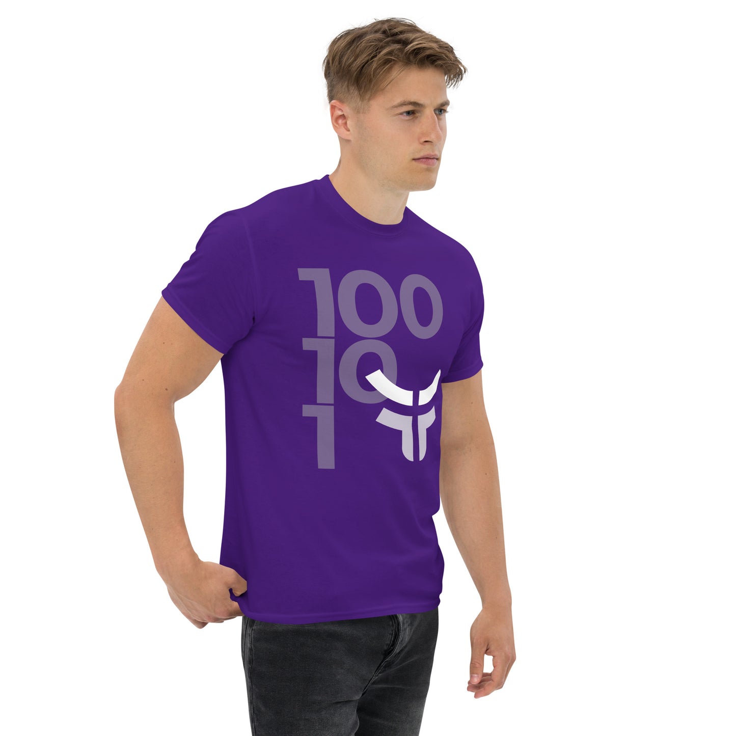 New 3.0 Logo with Fearless Logo - Unisex Cotton Purple Classic T