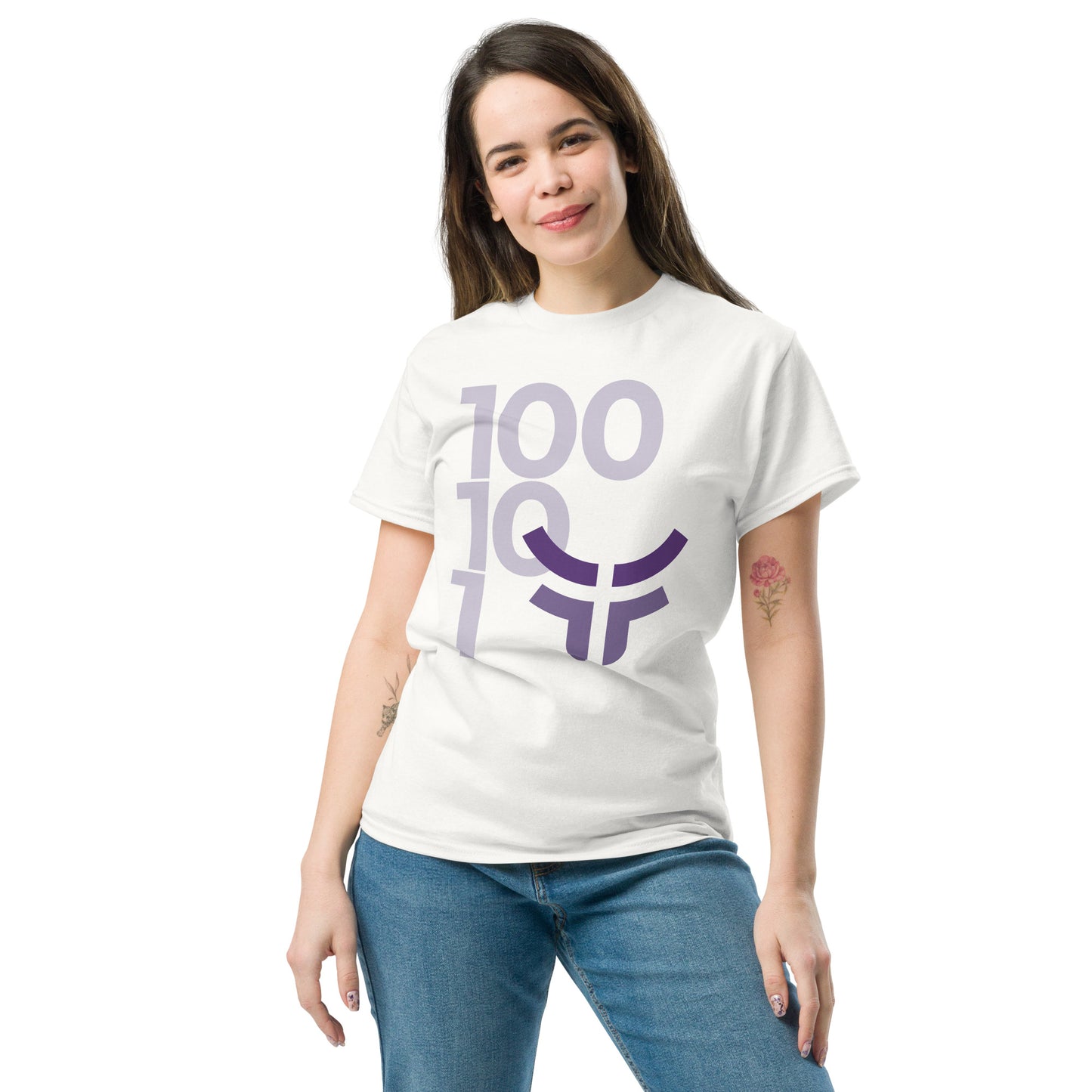 New 3.0 Logo with Fearless Logo -  White Cotton Unisex Classic Tee