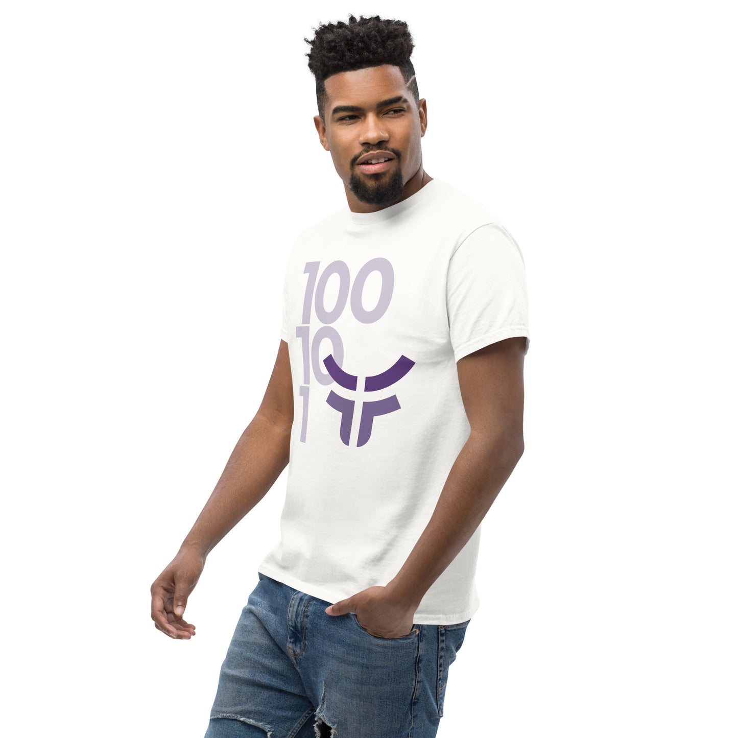 New 3.0 Logo with Fearless Logo -  White Cotton Unisex Classic Tee