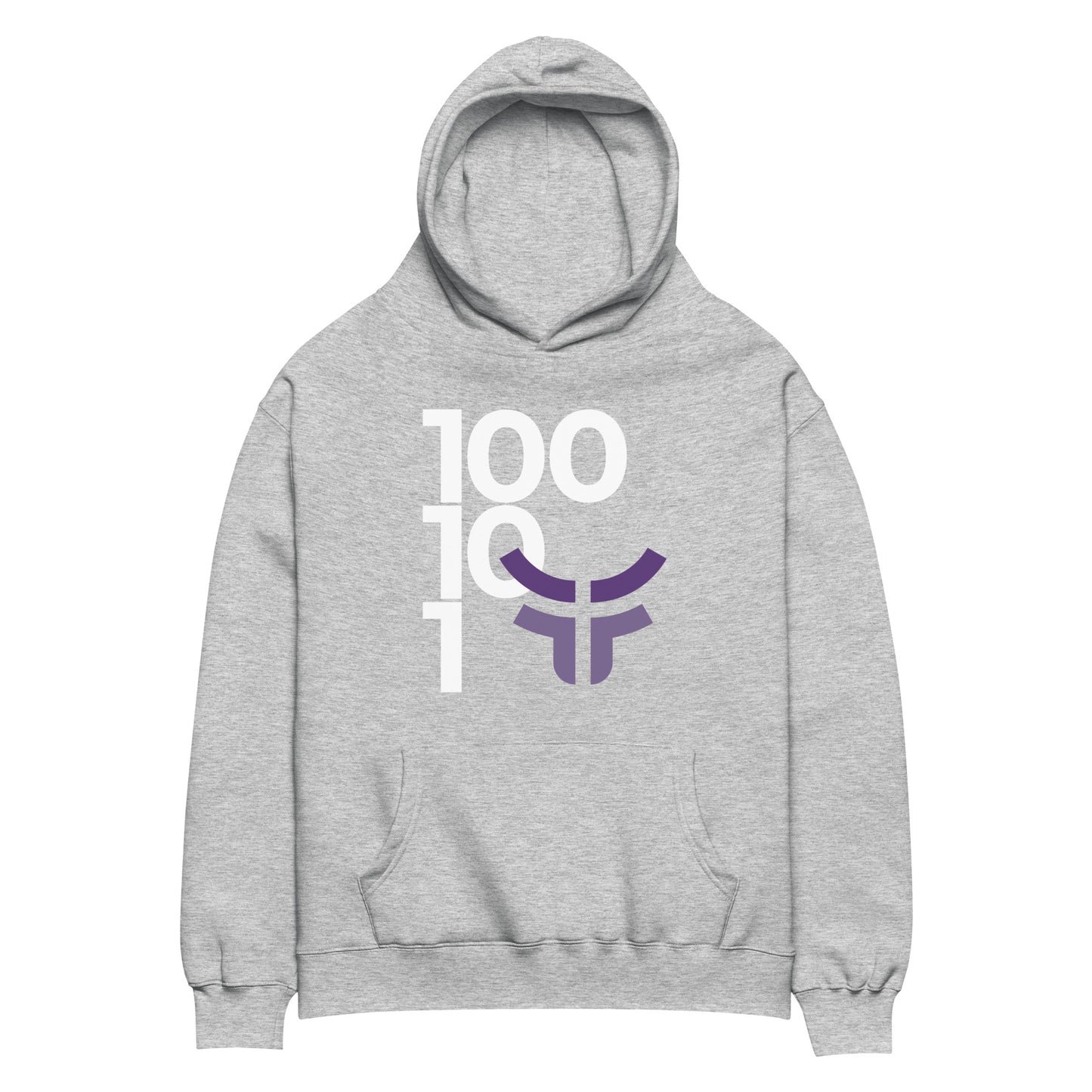 New 3.0 Logo and Fearless Logo - Gray Unisex oversized hoodie