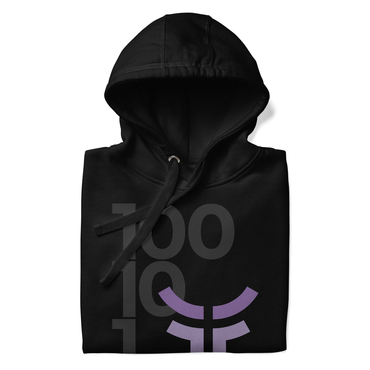New 3.0 Logo and Fearless Logo - Black Drawstring Unisex Hoodie