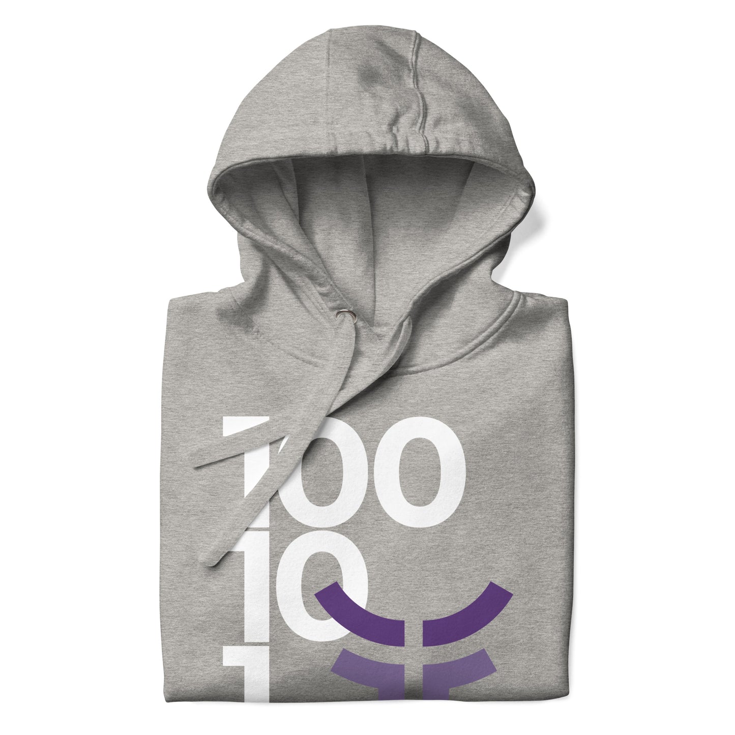New 3.0 Logo and Fearless Logo - Gray Drawstring Unisex Hoodie