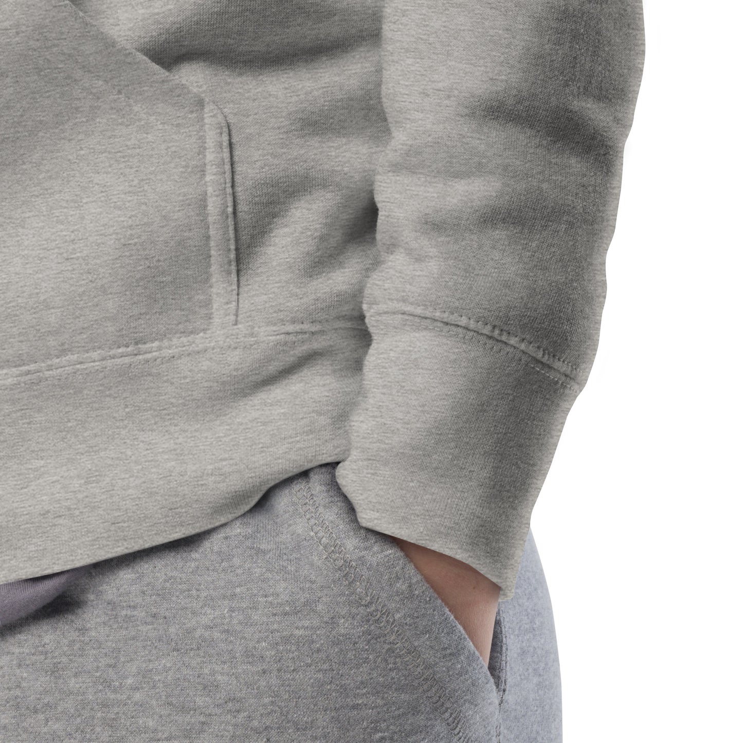 New 3.0 Logo and Fearless Logo - Gray Drawstring Unisex Hoodie