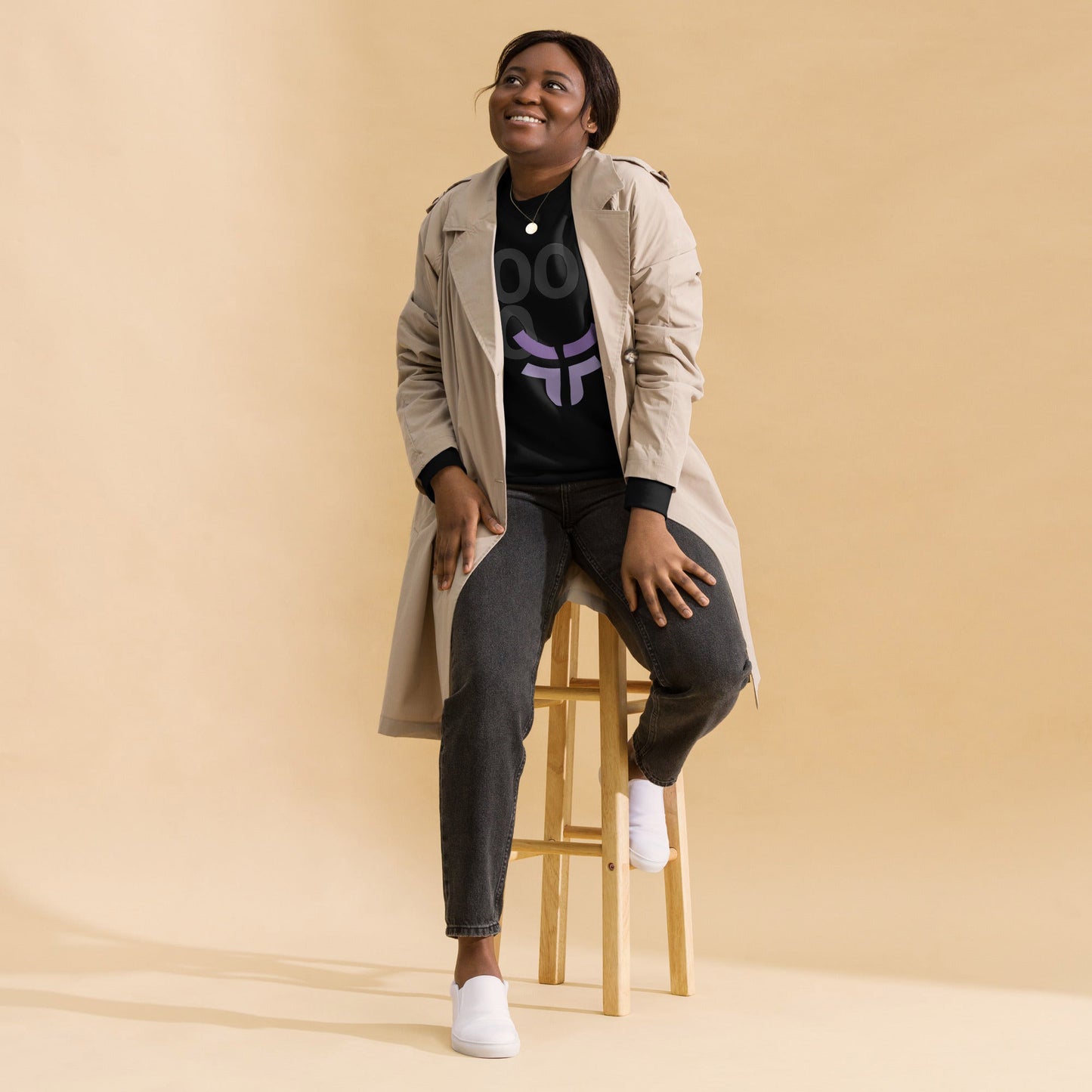 New Fearless Logo and 3.0 Logo - Unisex Premium Sweatshirt Black