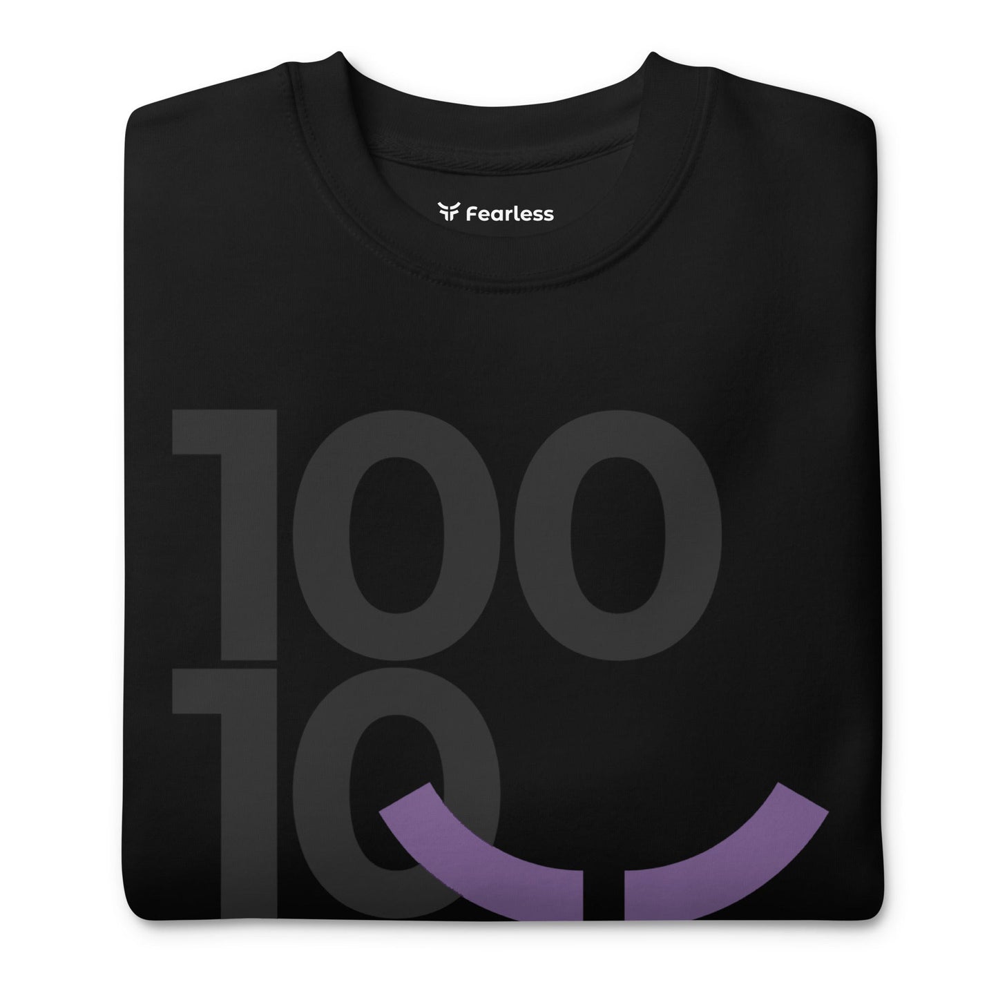 New Fearless Logo and 3.0 Logo - Unisex Premium Sweatshirt Black