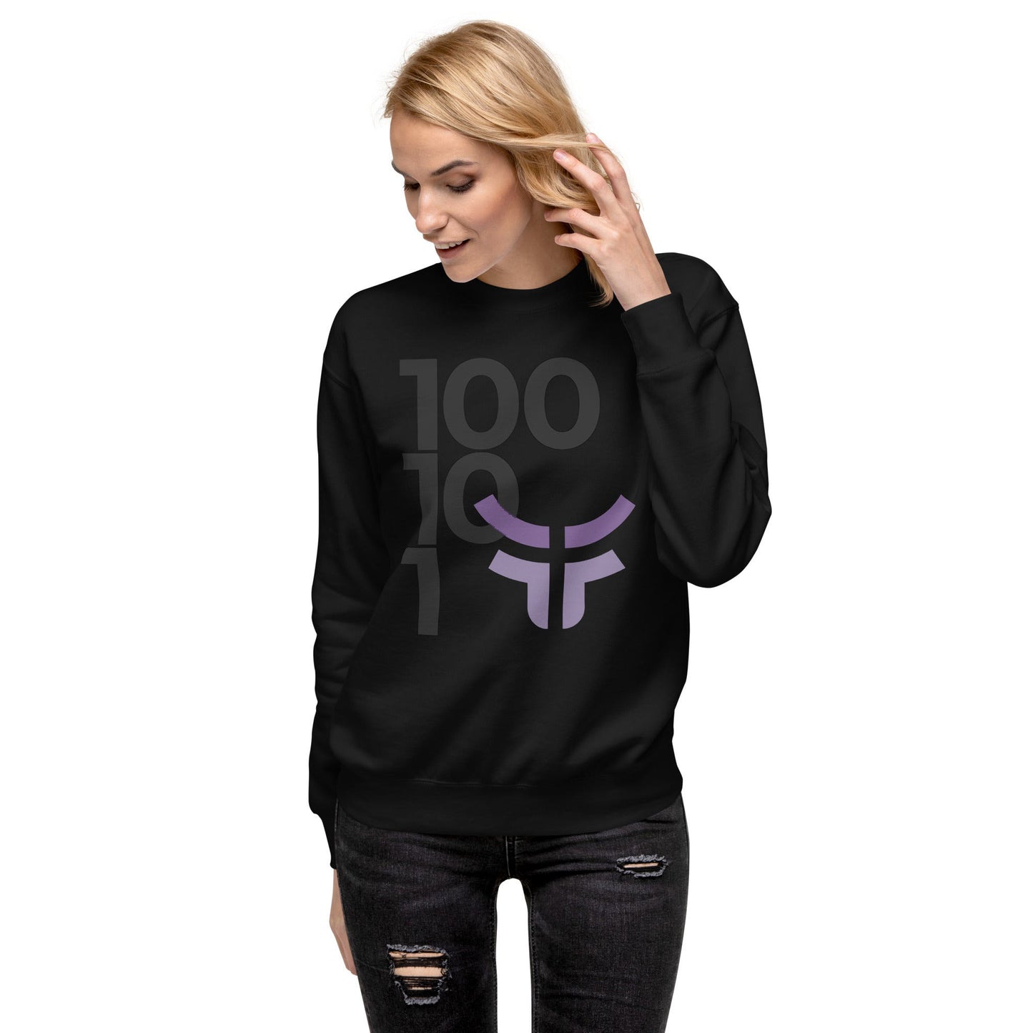 New Fearless Logo and 3.0 Logo - Unisex Premium Sweatshirt Black