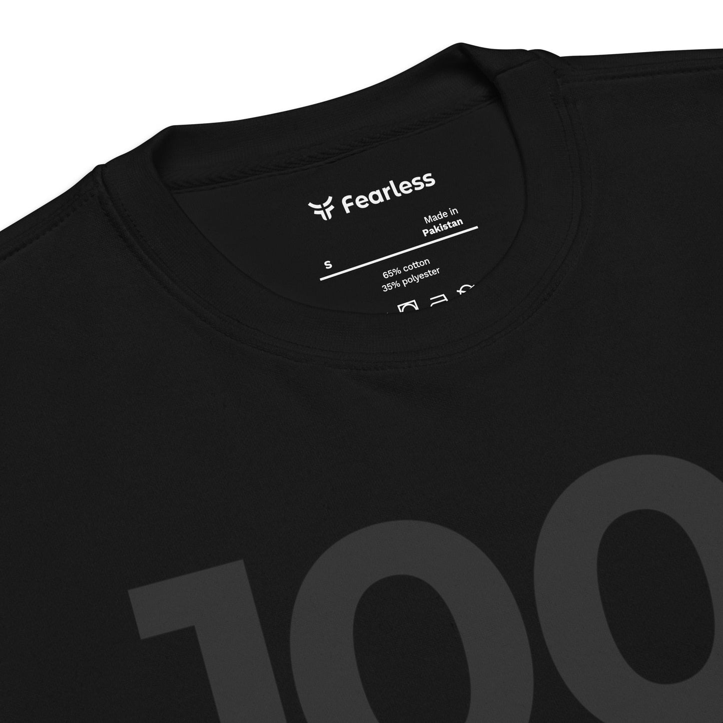 New Fearless Logo and 3.0 Logo - Unisex Premium Sweatshirt Black